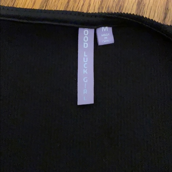 Nordstrom girls black velvet dress - Picture 3 of 3